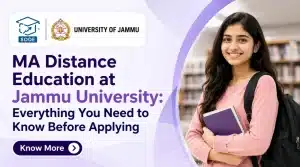 MA Distance Education at Jammu University.